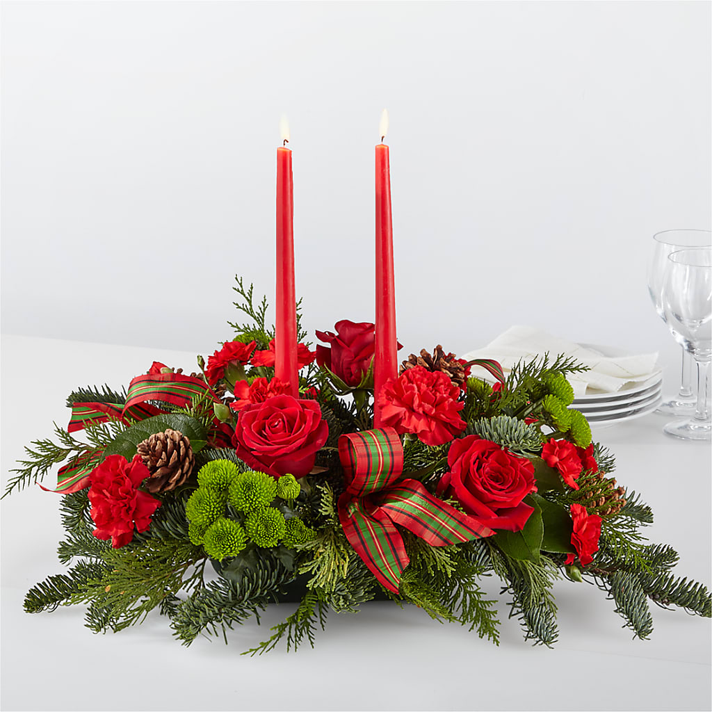 By the Candlelight Centerpiece – Grand Flowers/irish Rose, Novi MI