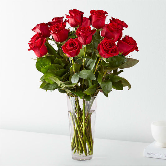 Long Stem Red Rose Bouquet – Grand Flowers/irish Rose, Novi MI