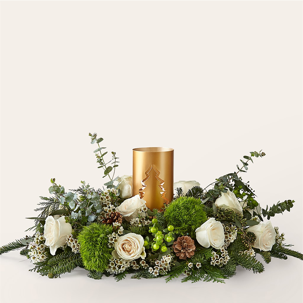 Chestnuts Roasting Centerpiece – Grand Flowers/irish Rose, Novi MI