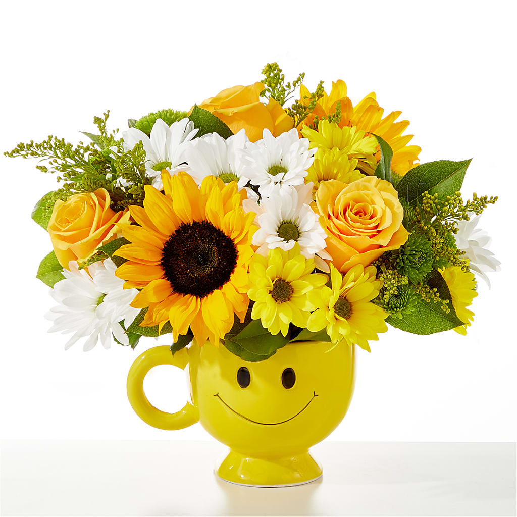 Be Happy Bouquet – Grand Flowers/irish Rose, Novi MI