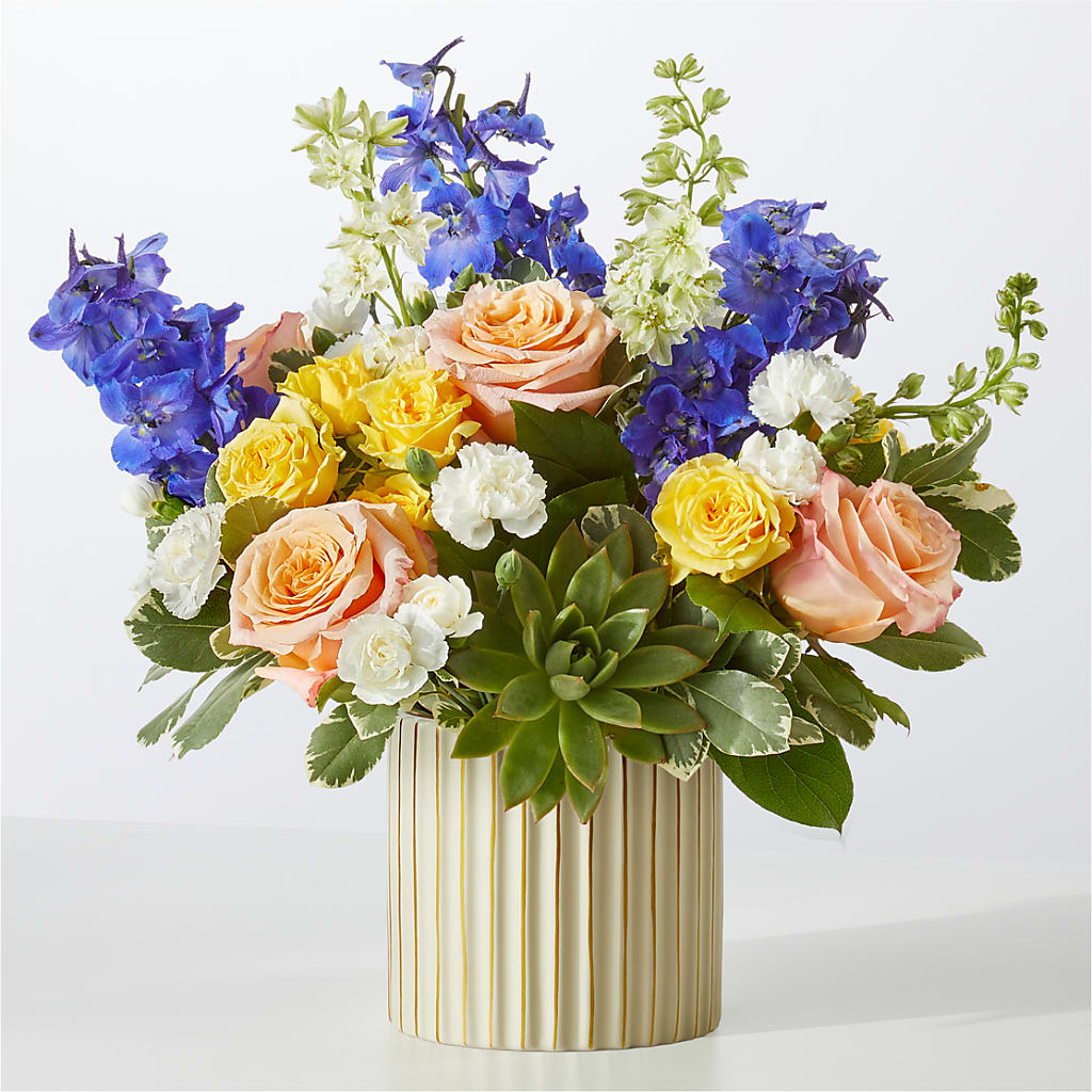 Cobalt Reverie Bouquet – Grand Flowers/irish Rose, Novi MI