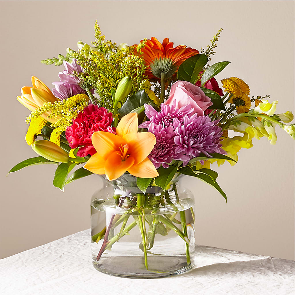 Party Punch Bouquet – Grand Flowers/irish Rose, Novi MI