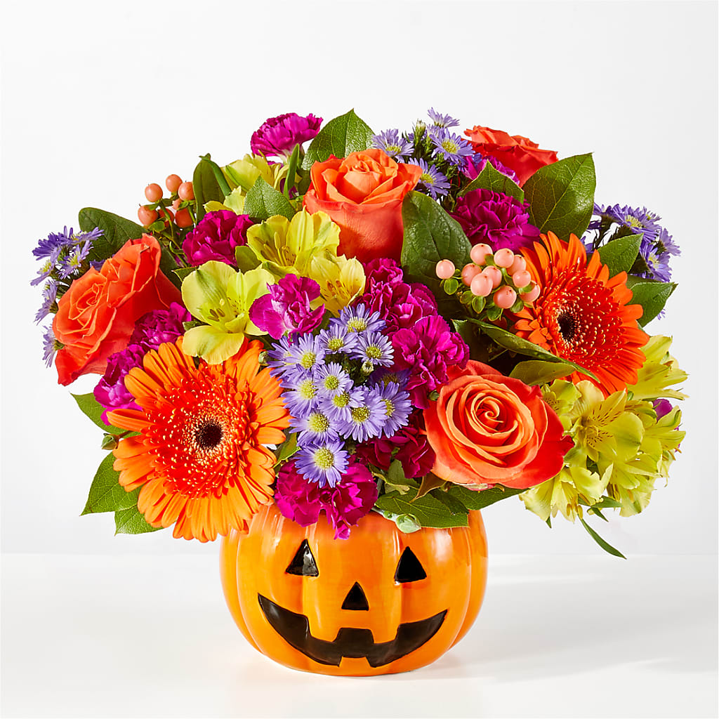 Tricks & Treats Pumpkin – Grand Flowers/irish Rose, Novi MI