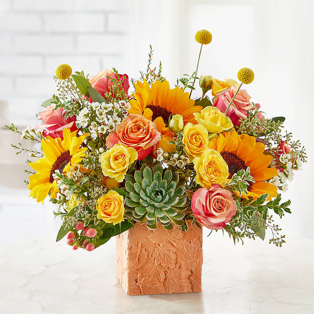 Sunflower Season Bouquet – Grand Flowers/irish Rose, Novi MI