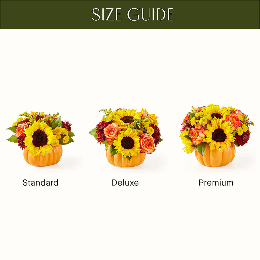 Golden Gourd Pumpkin Bouquet – Grand Flowers/irish Rose, Novi MI