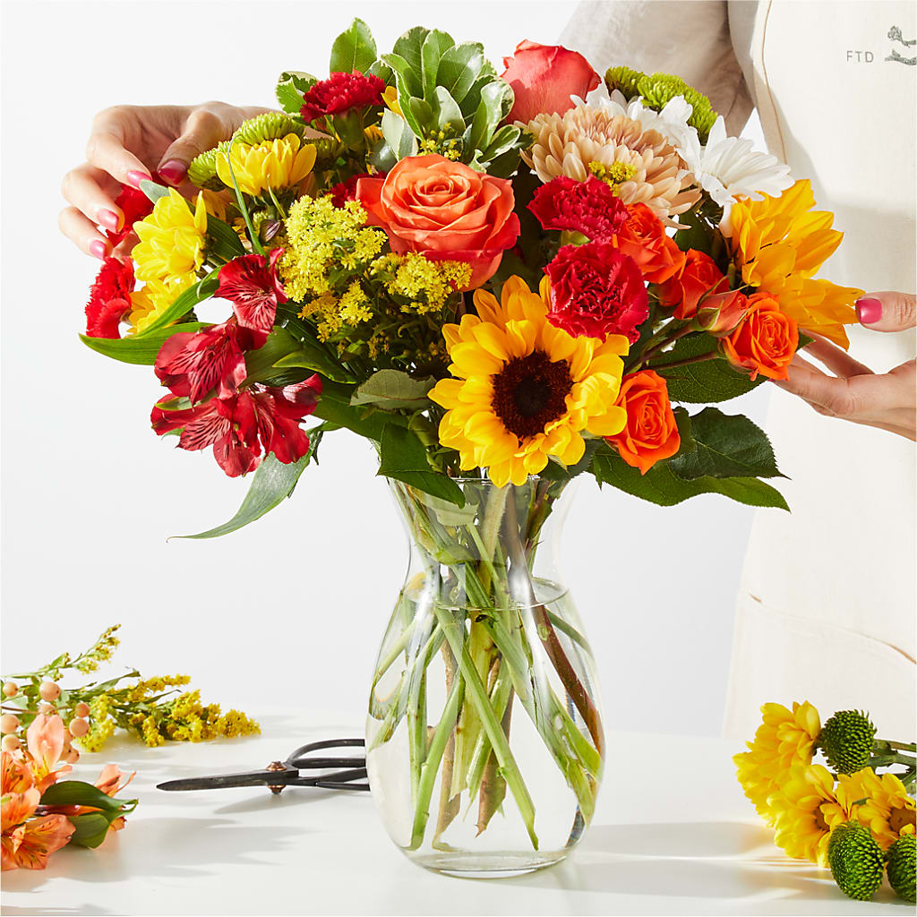 Fall Delight – A Florist Original – Grand Flowers/irish Rose, Novi MI