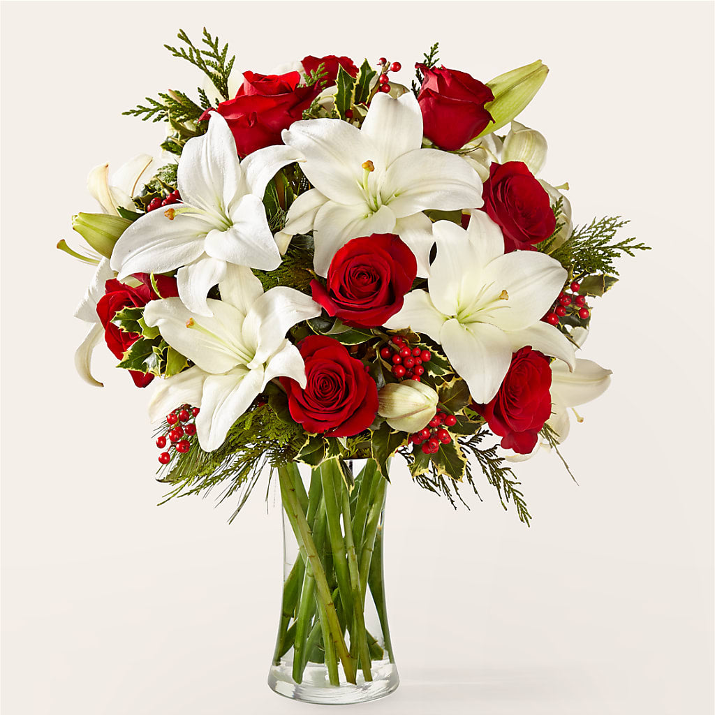 Sparkling Snowflakes Bouquet – Grand Flowers/irish Rose, Novi MI