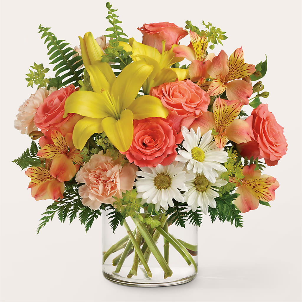 Sunset Strip Bouquet – Grand Flowers/irish Rose, Novi MI