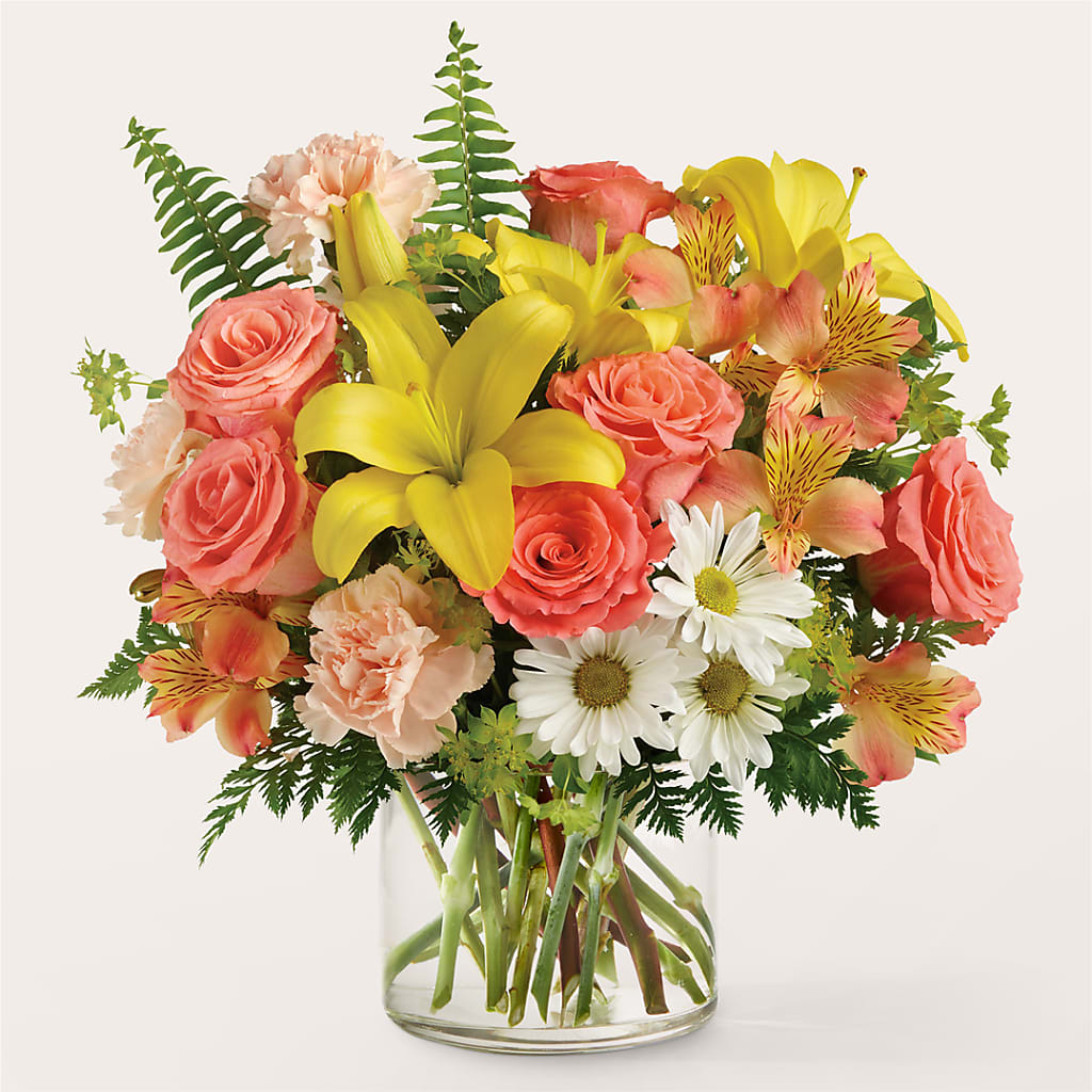 Sunset Strip Bouquet – Grand Flowers/irish Rose, Novi MI
