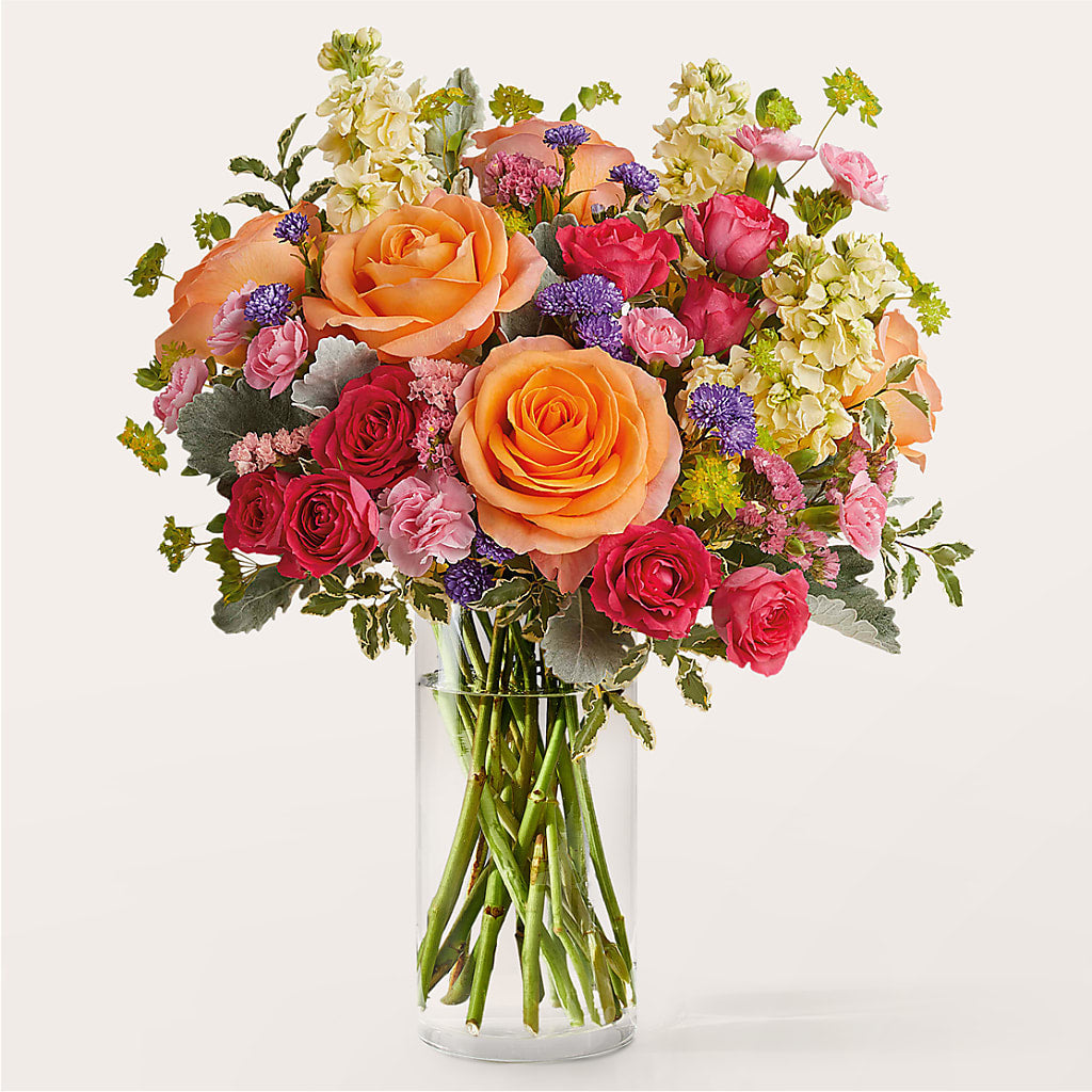 Tangerine Tango Bouquet – Grand Flowers/irish Rose, Novi MI