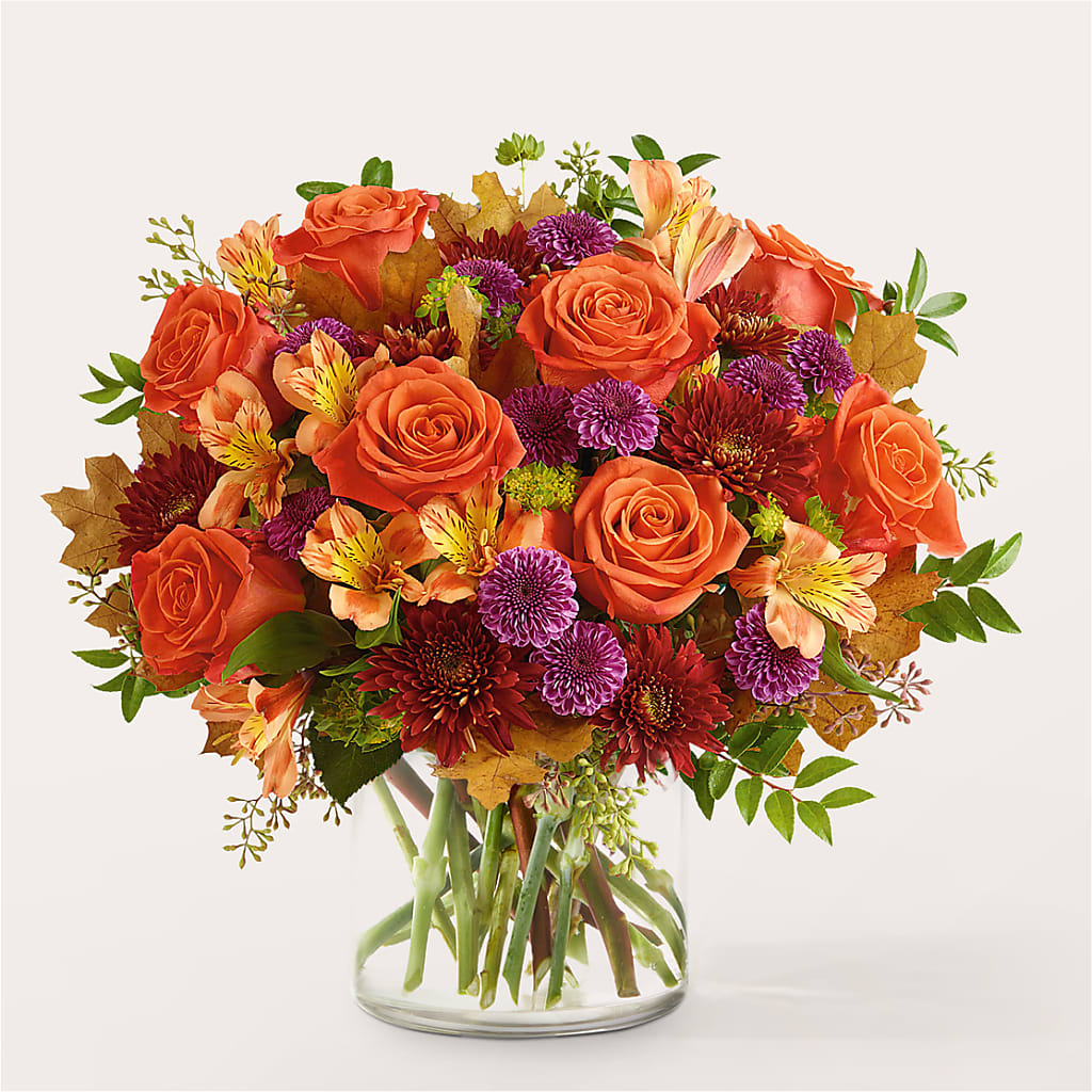 Orange You Glad Bouquet – Grand Flowers/irish Rose, Novi MI