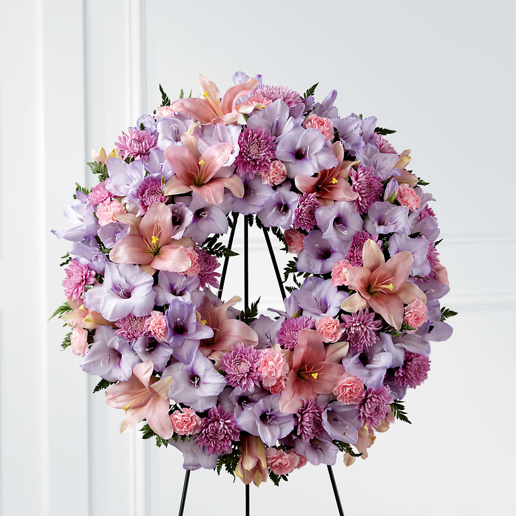 Beloved Friend Wreath – Grand Flowers/irish Rose, Novi MI