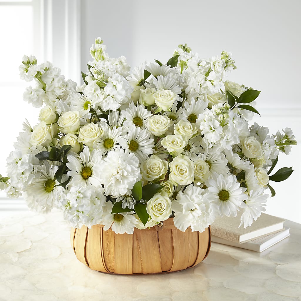 Graceful Garden Basket – Grand Flowers/irish Rose, Novi MI