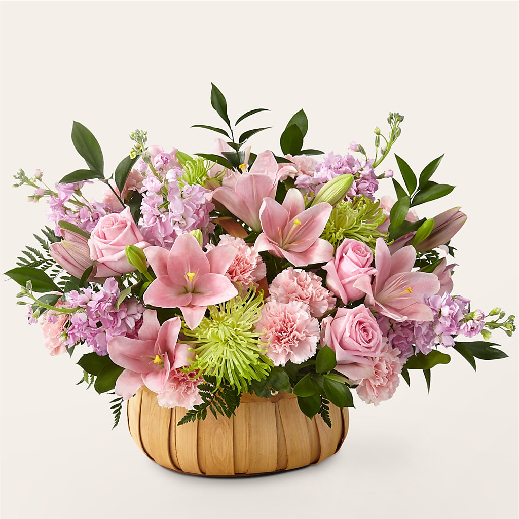Beautiful Spirit Basket – Grand Flowers/irish Rose, Novi MI