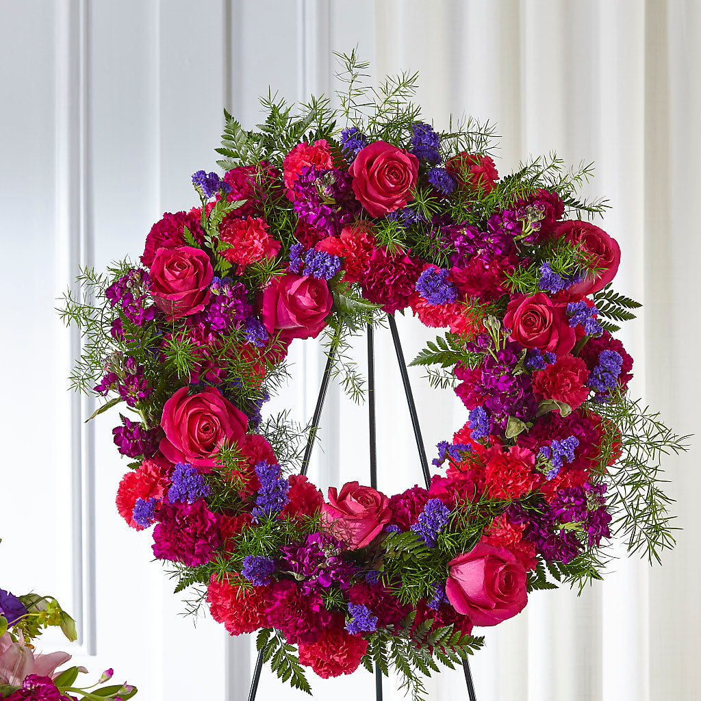 Calming Colors Wreath – Grand Flowers/irish Rose, Novi MI
