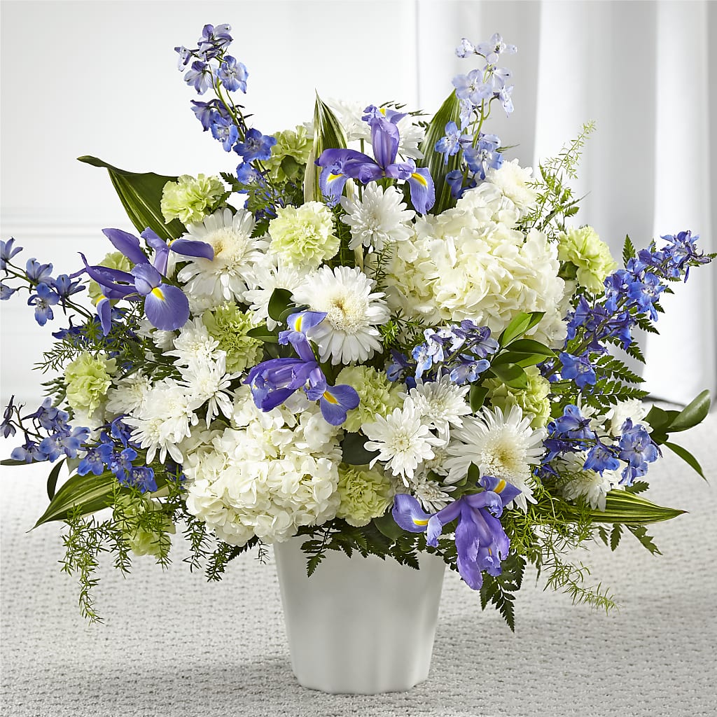 Soft Serenity Floor Basket – Grand Flowers/irish Rose, Novi MI