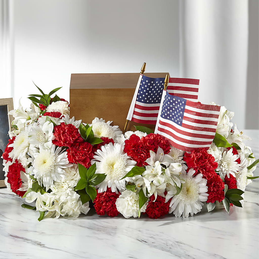 Spirit of Patriotism Cremation Adornment – Grand Flowers/irish Rose, Novi MI