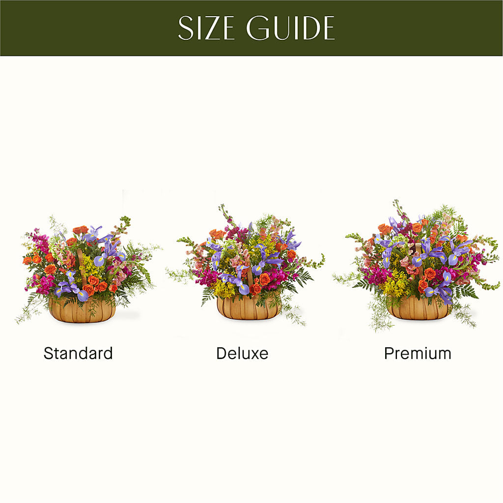 Garden of Life Basket – Grand Flowers/irish Rose, Novi MI