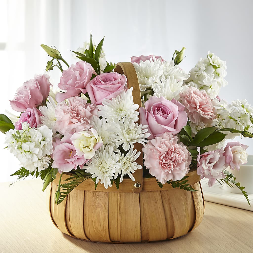Always Graceful Basket – Grand Flowers/irish Rose, Novi MI