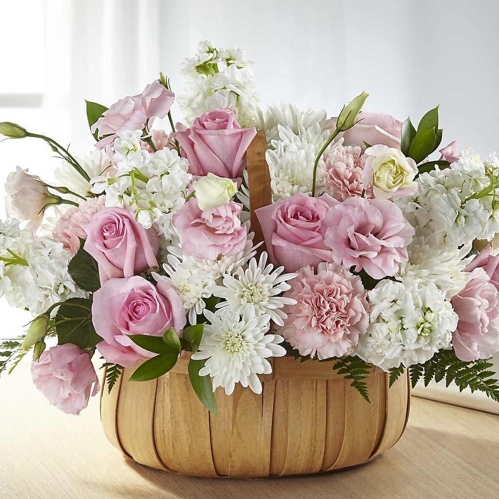 Always Graceful Basket – Grand Flowers/irish Rose, Novi MI