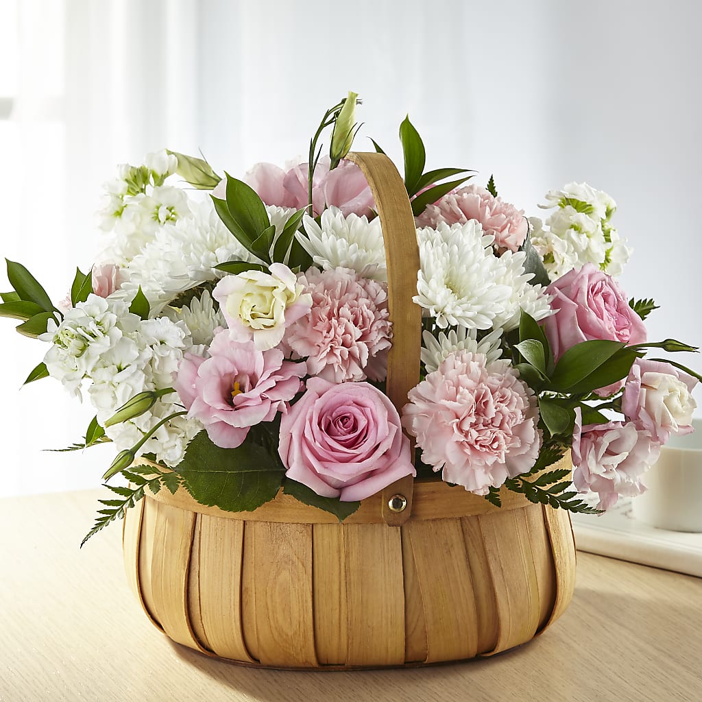 Always Graceful Basket – Grand Flowers/irish Rose, Novi MI