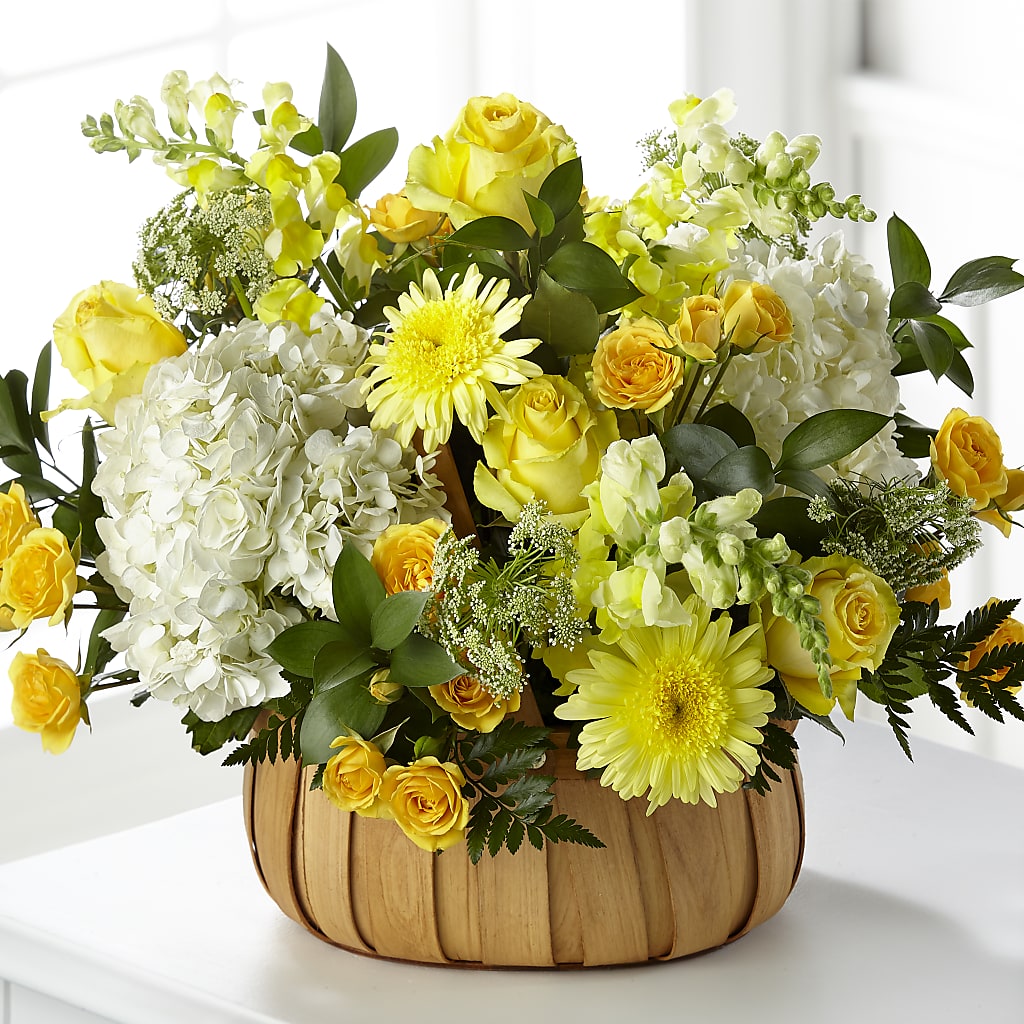 Rustic Remembrance Basket – Grand Flowers/irish Rose, Novi MI