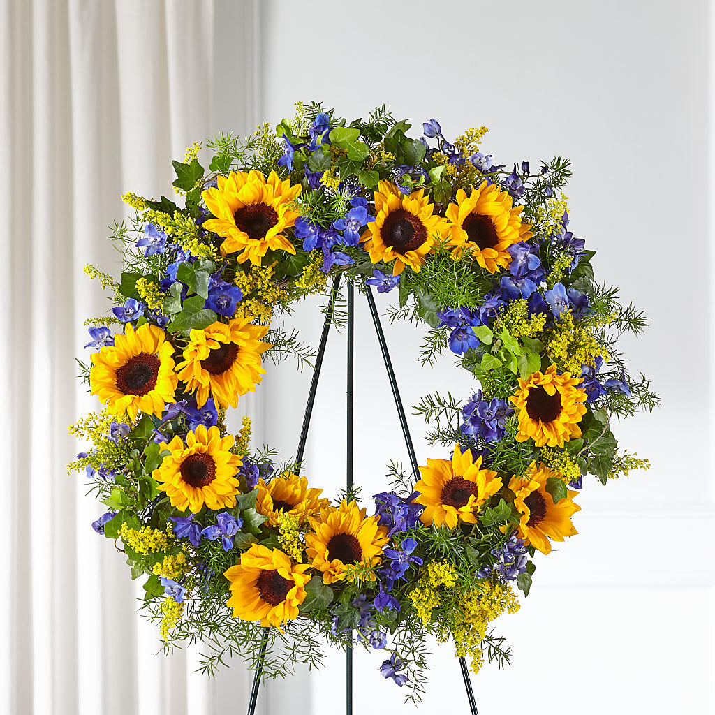 Bright Rays Wreath – Grand Flowers/irish Rose, Novi MI
