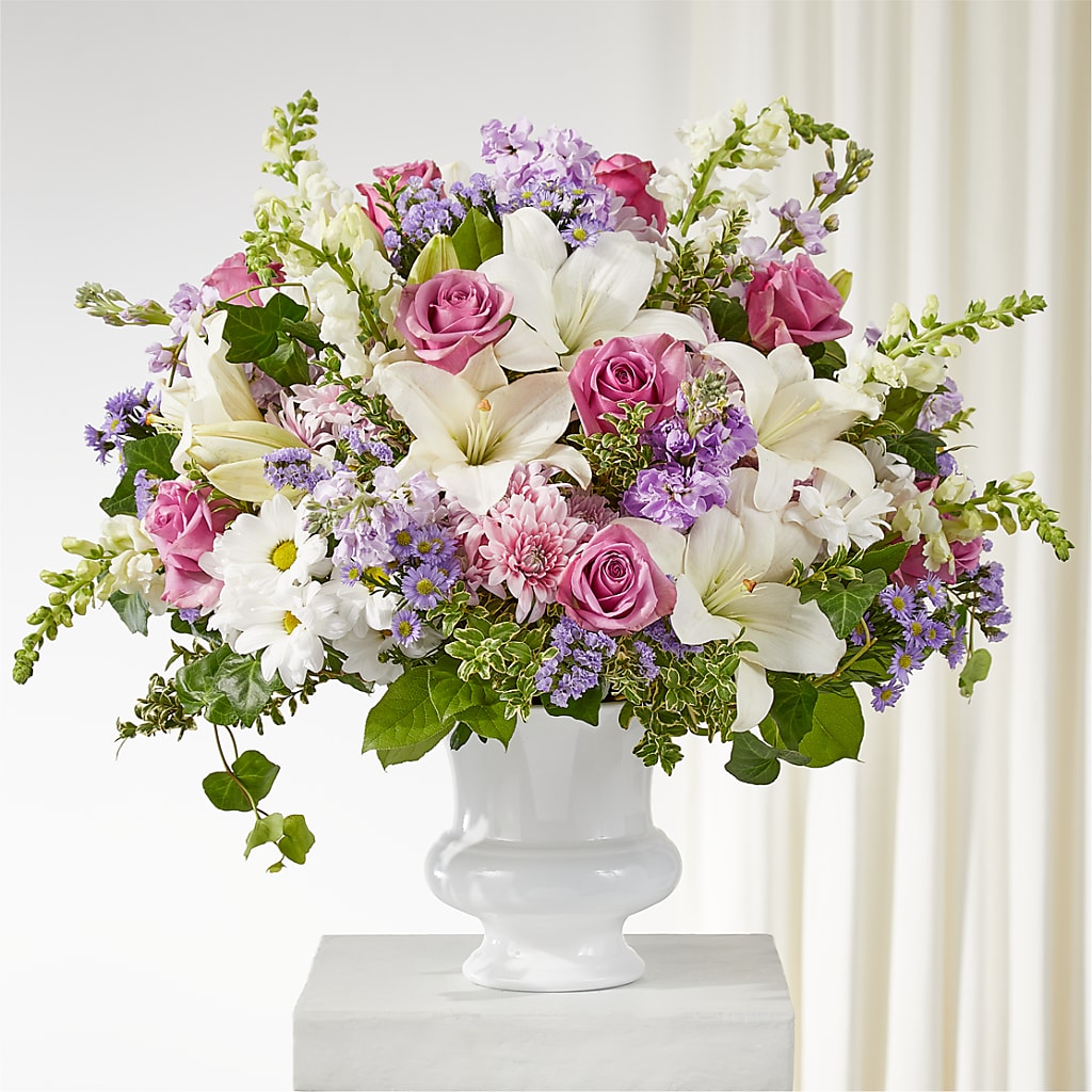 Remarkable Life Urn Arrangement – Grand Flowers/irish Rose, Novi MI