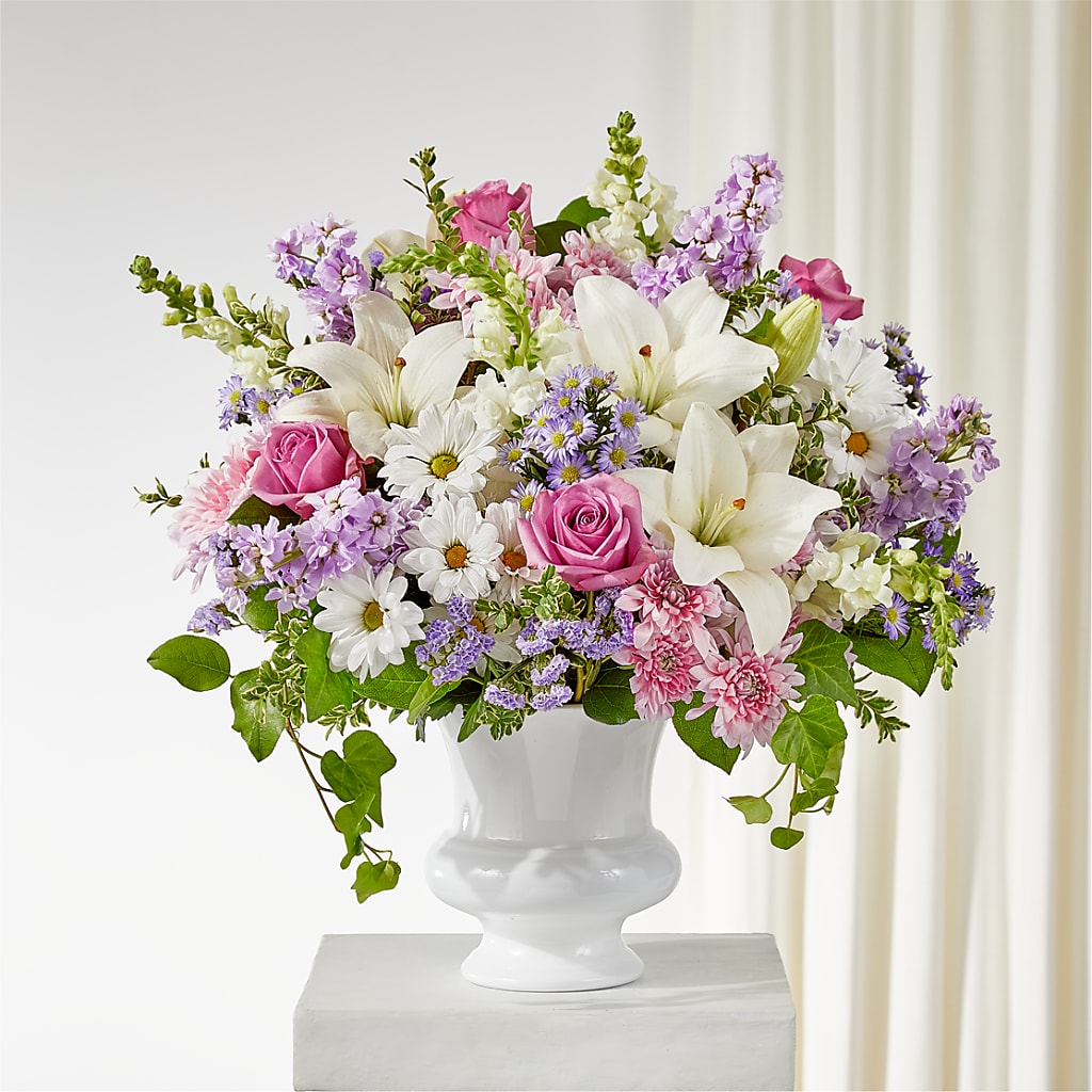 Remarkable Life Urn Arrangement – Grand Flowers/irish Rose, Novi MI