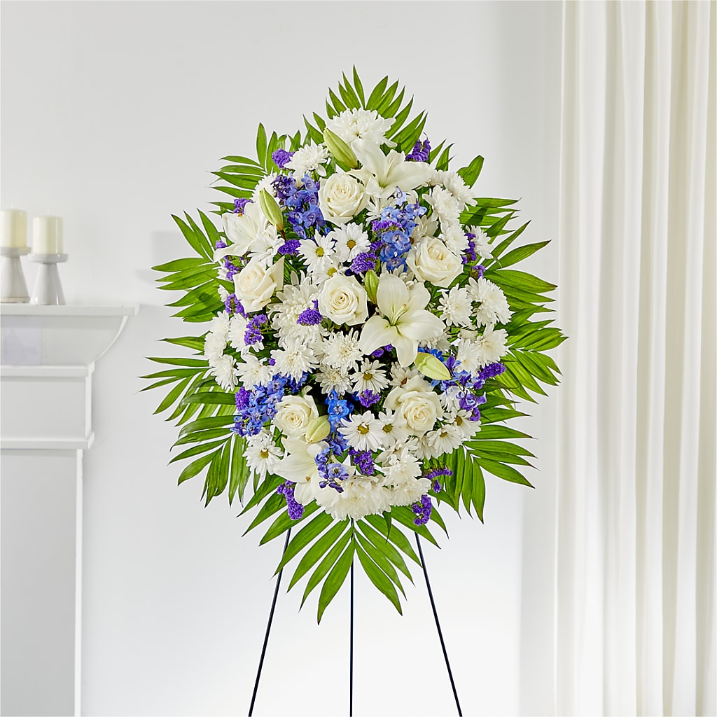At Rest Standing Spray – Grand Flowers/irish Rose, Novi MI