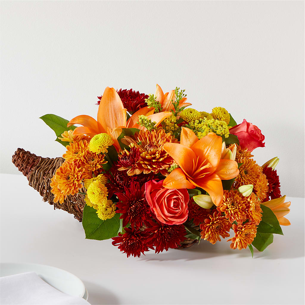 Bouquet of Blessings Cornucopia – Grand Flowers/irish Rose, Novi MI