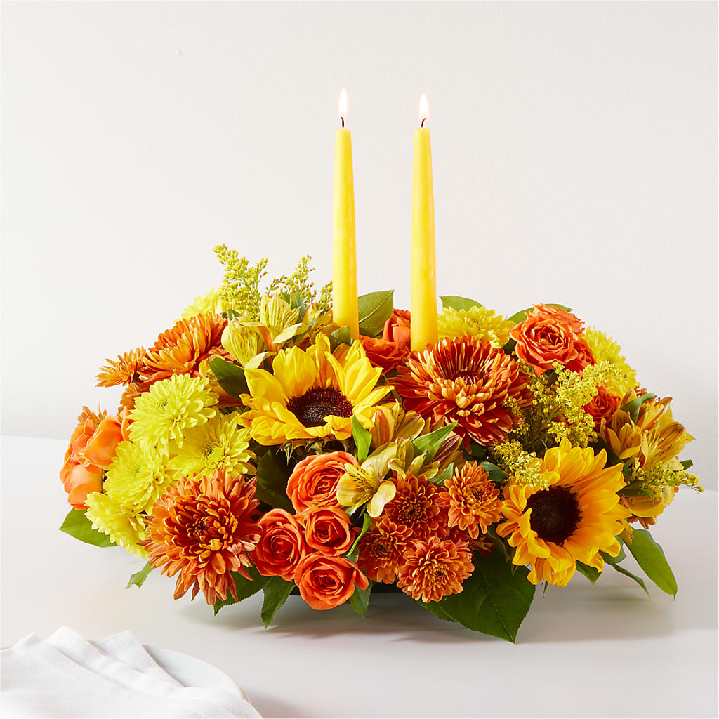 Autumn Harmony Centerpiece – Grand Flowers/irish Rose, Novi MI