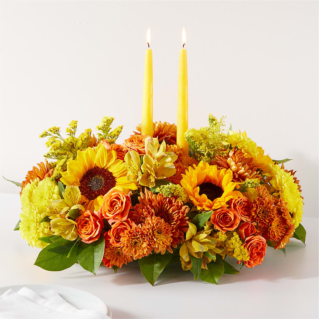 Autumn Harmony Centerpiece – Grand Flowers/irish Rose, Novi MI