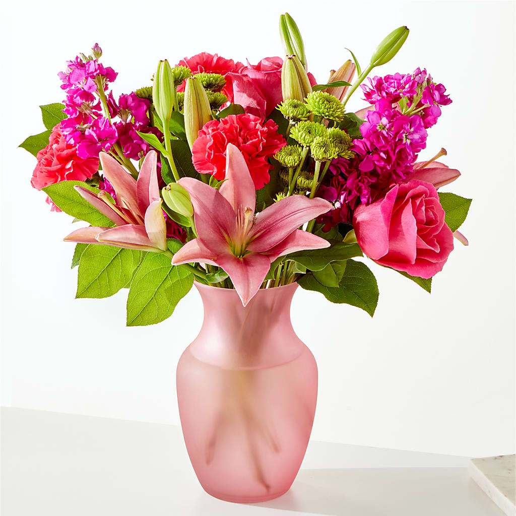 Watermelon Crush Bouquet – Grand Flowers/irish Rose, Novi MI