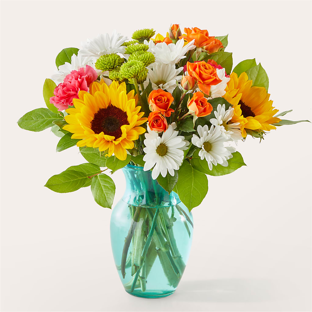 Sun-drenched Blooms Bouquet – Grand Flowers/irish Rose, Novi MI