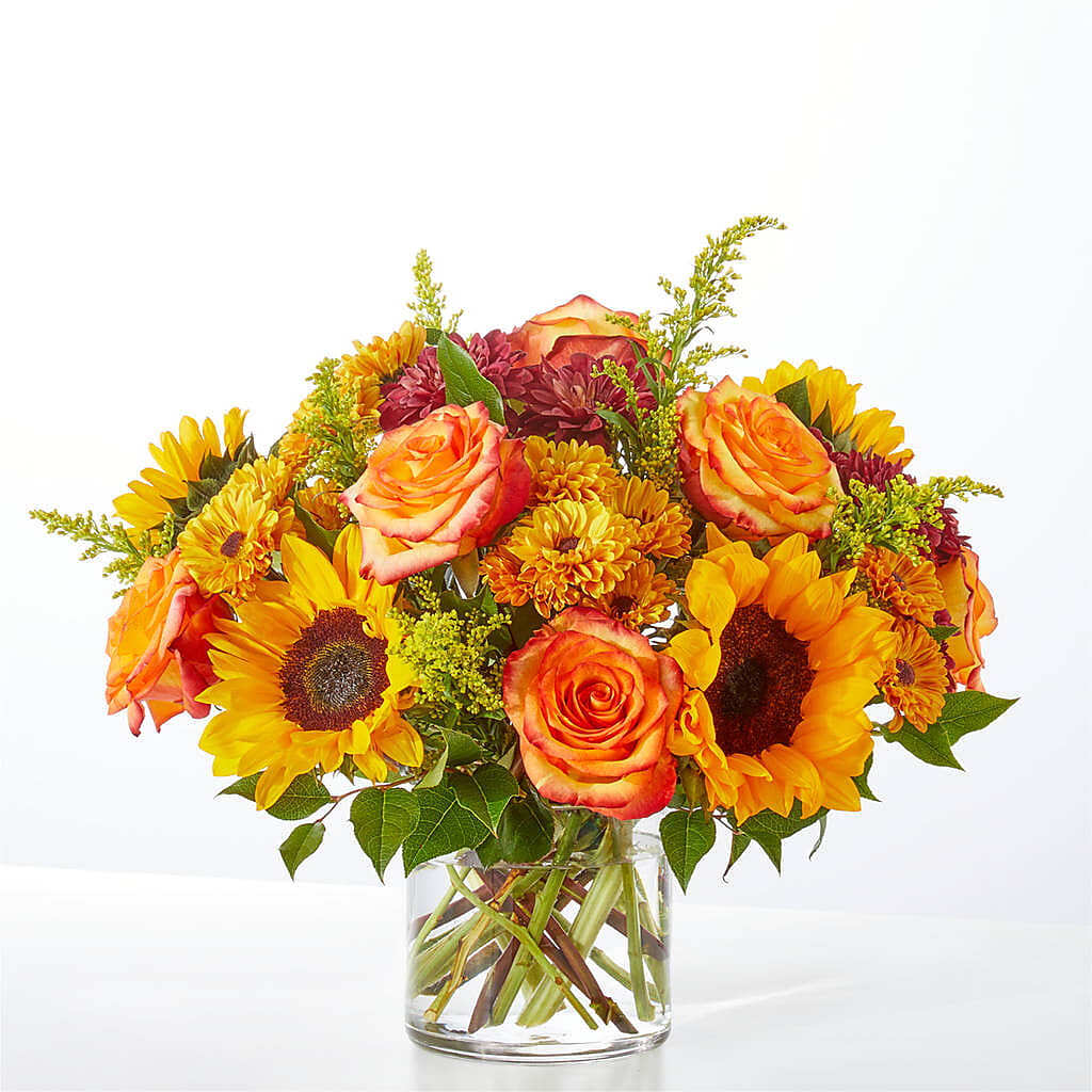 Flannel Scarf Bouquet – Grand Flowers/irish Rose, Novi MI