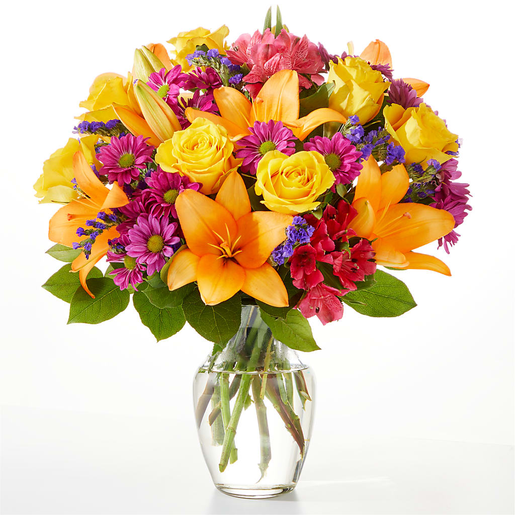 Colorful Visions Bouquet – Grand Flowers/irish Rose, Novi MI