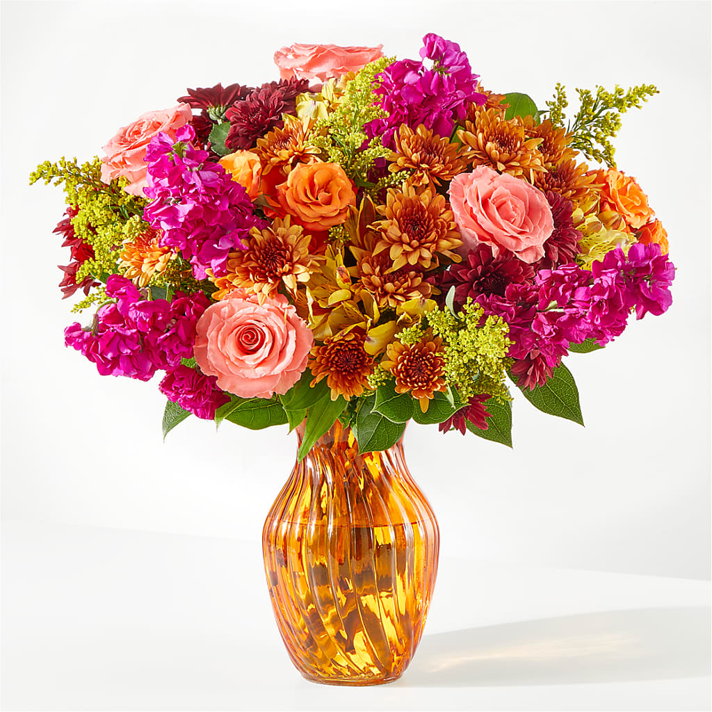 Amber Muse Bouquet – Grand Flowers/irish Rose, Novi MI