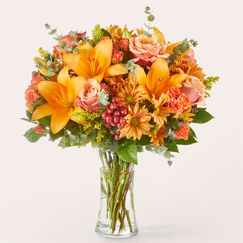 Harvest Hayride Bouquet – Grand Flowers/irish Rose, Novi MI