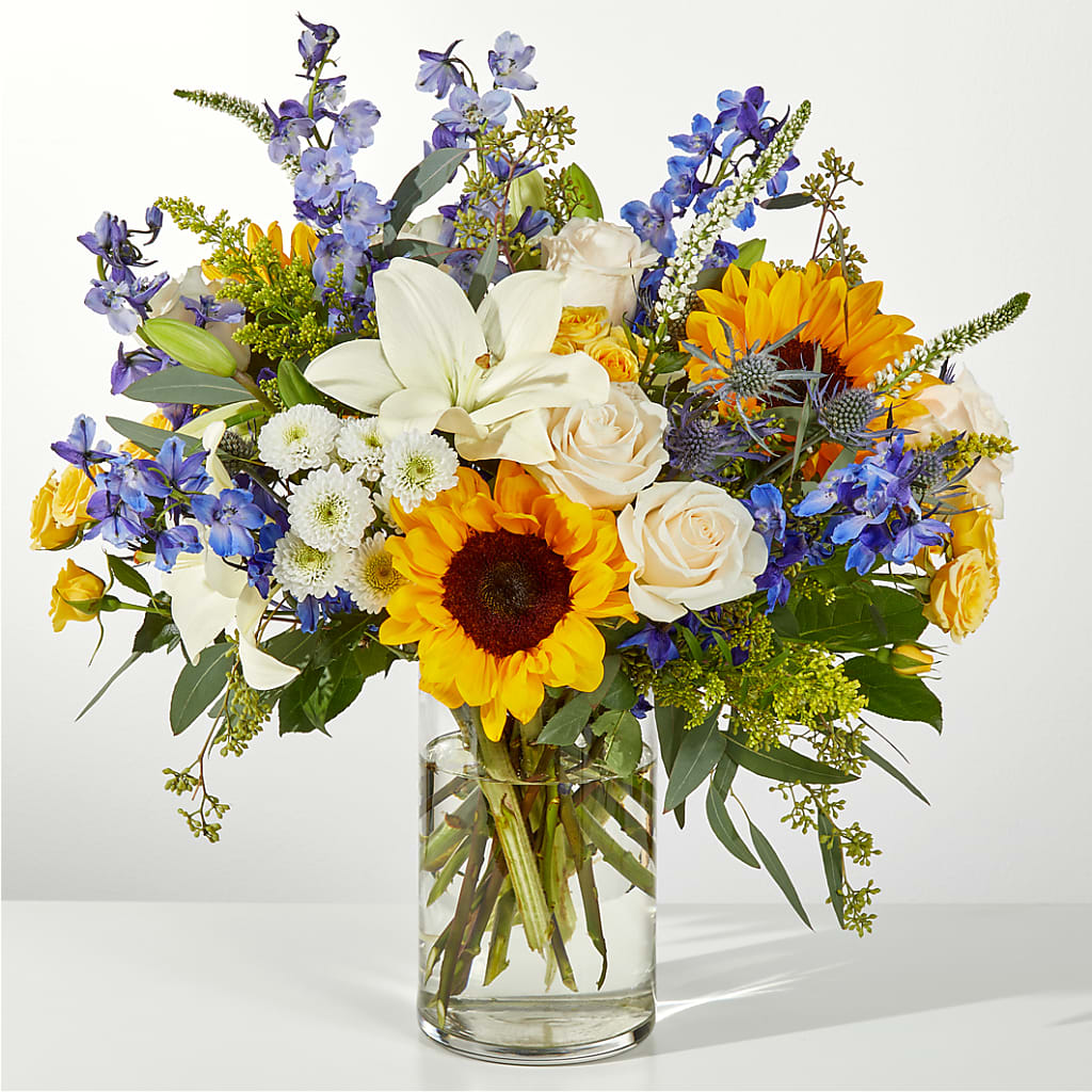 Wonderfully Sunny Bouquet – Grand Flowers/irish Rose, Novi MI