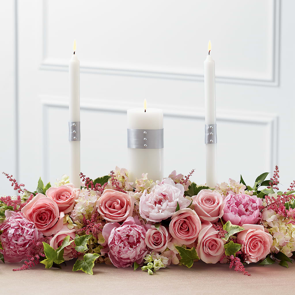 Worldwide Romance Unity Candle Arrangement – Grand Flowers/irish Rose, Novi MI