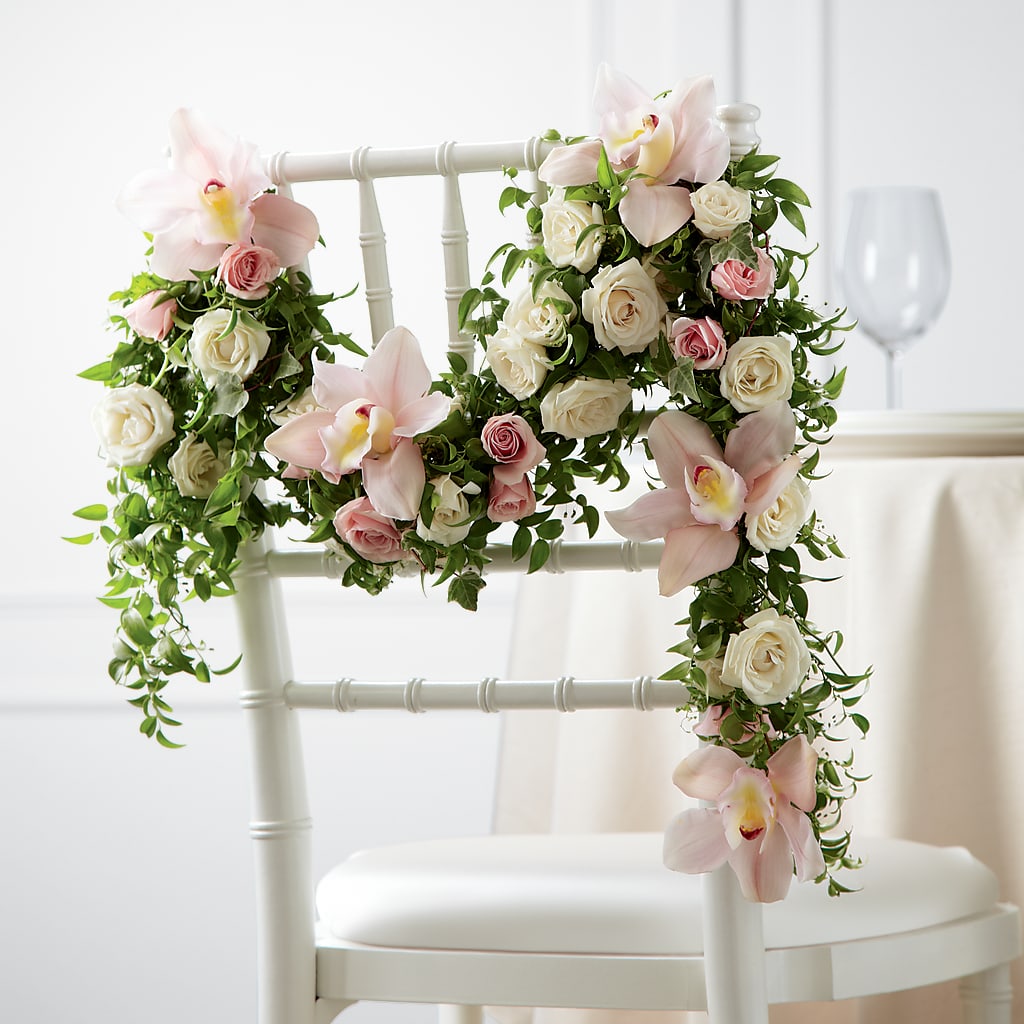 Orchid Rose Chair Décor – Grand Flowers/irish Rose, Novi MI