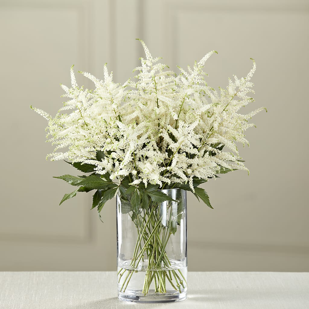 White Astilbe Bouquet – Grand Flowers/irish Rose, Novi MI