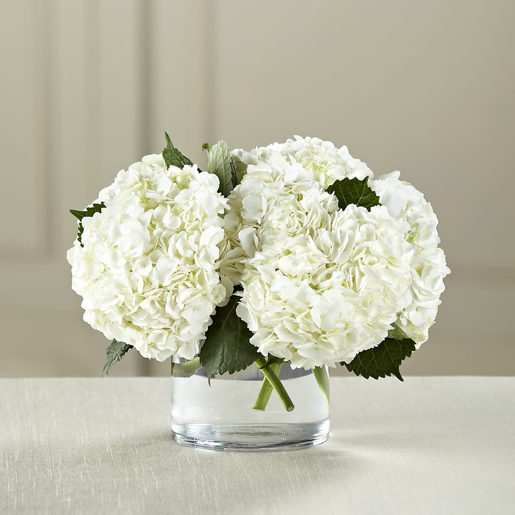 White Hydrangea Bouquet – Grand Flowers/irish Rose, Novi MI