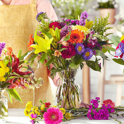 Bold & Bright – A Florist Original –  Grand Flowers/irish Rose, Novi MI