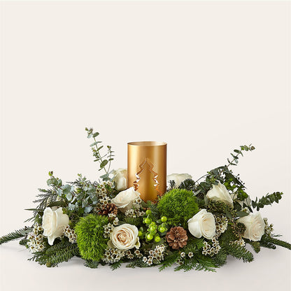 Chestnuts Roasting Centerpiece –  Grand Flowers/irish Rose, Novi MI
