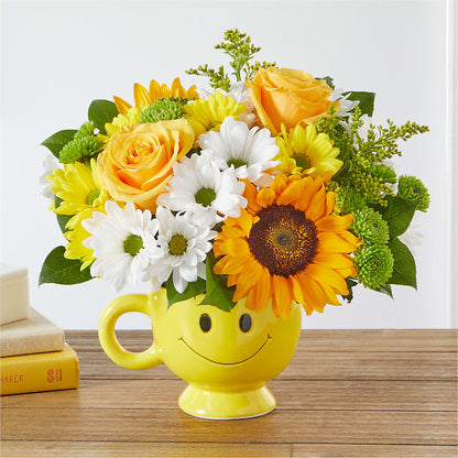 Be Happy Bouquet –  Grand Flowers/irish Rose, Novi MI
