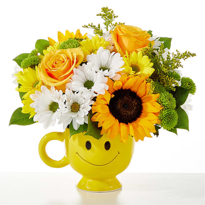 Be Happy Bouquet –  Grand Flowers/irish Rose, Novi MI