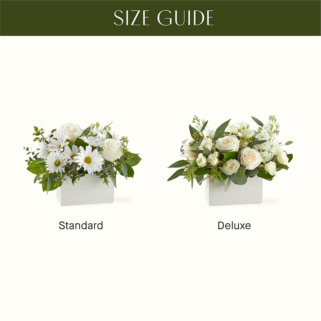 Fresh Linen Box Bouquet –  Grand Flowers/irish Rose, Novi MI