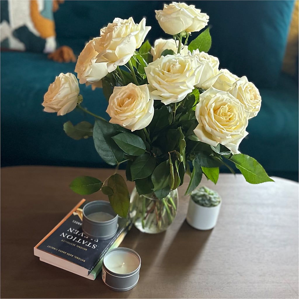 Long Stem Yellow Rose Bouquet –  Grand Flowers/irish Rose, Novi MI